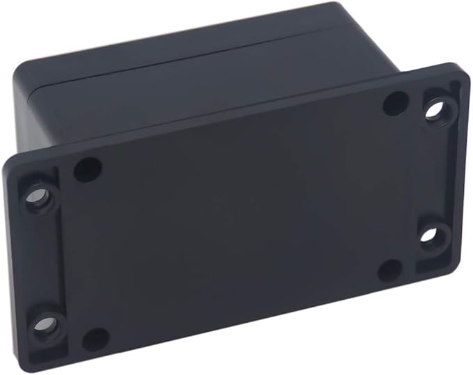 2 Pack Project Box IP65 Waterproof Junction Box ABS Plastic Black Electrical Boxes DIY Electronic Project Case Power Enclosure with Fixed Ear 3.94 x 2.68 x 1.97 inch(100x68x50mm) - Image 7