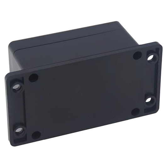 2Packs Junction Box IP65 Waterproof ABS Plastic Electrical Project Case Power Junction Boxes, Project Box with Fixed Ear Black 3.94x2.68x1.97 inch(100x 68 x50 mm) - Image 8