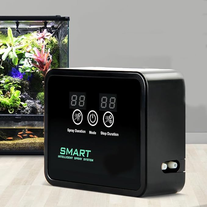 Automatic Reptile Mister for Reptile Tank Smart Reptiles Mister System with Timer 360° Nozzles,Slient Terrarium Misting System Humidifier for Chameleons,Snakes,Frogs Smart Spray Control - Image 8