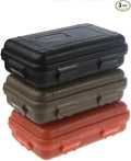 3PCS Outdoor Shockproof Waterproof Storage Boxes Survival Airtight Case Holder For Storage Small Tools EDC Travel Sealed Storage Box by Unknown