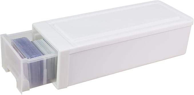 Toploader Storage Box, Trading Card Storage Box with 6 Dividers, Hard Plastic Box for Top Loaders, Sports Card Storage Case, Large for 200 Toploaders or 1200 Cards (16 x 6.1 x 4.45 in) by Unknown