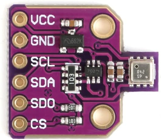 2Pcs BME680 Digital Temperature Humidity Sensor Module Board Pressure VOC Gas 4 in 1 Sensor High Precision Environmental Monitoring Sensor DC 5V SPI IIC for Arduino Raspberry Pi ESP8266 - Image 5