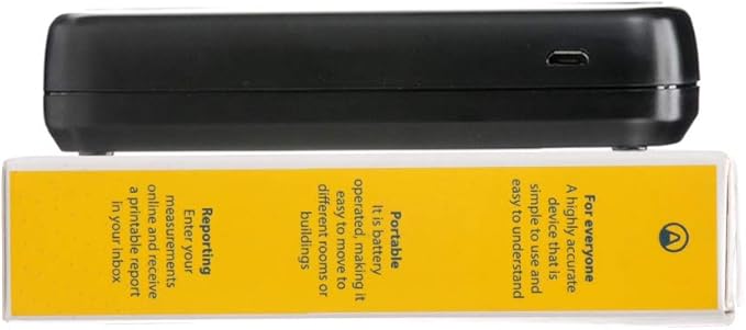Airthings Corentium Home Radon Detector 223 Portable, Lightweight, Easy-to-Use, (3) AAA Battery Operated, USA Version, pCi/L - Image 6