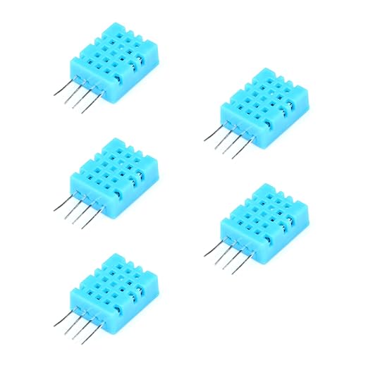 000 JESSINIE 5Pcs DHT11 Digital Temperature and Humidity Sensor Module DHT11 Temperature and Humidity Test Probe by JESSINIE