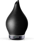 Porseme 150ml Essential Oil Diffuser Ceramic Color Changing Aroma Air Diffusers Aromatherapy Ultrasonic Cool Mist Humidifier 6 Running Hours for Spa Office Sleeping Yoga (Black Ceramic) by Porseme