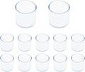 Round Chair Leg Caps,PVC Furniture Feet Covers,TTZEZE Transparent Round Floor Protectors,Clear Table Feet Covers Preventing Plastic Chair Leg Covers Scratches and Noise 25mm/0.98'', 12 by TTZEZE