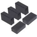 Zulkit 5Pcs Project Boxes ABS Plastic Electrical Project Case Power Junction Box Black 2.8 x 1.7 x 0.91 Inch (72 x 42 x 23mm) by Zulkit