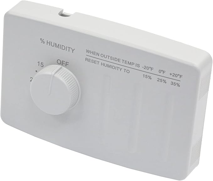 4655 Manual Digital Control Humidistat Will Close The Control Switch for Whole Home Humidifier, Manual Water Saver Furnace Humidifier, Large Capacity by folosem