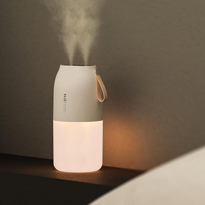 Wireless Air Humidifier Diffuser Rechargeable Double Nozzle Essential Oil Diffuser Mist Maker Humidifier Easy to Use White - Image 6