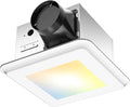Amico Bathroom Exhaust Fan with Light, 110 CFM, 1.0 Sones, 5CCT, 1000LM, Easy Installation, Ceiling Mount Bathroom Fan, Adjustable Bath Exhaust Vent with light, ETL & FCC Certified by Amico