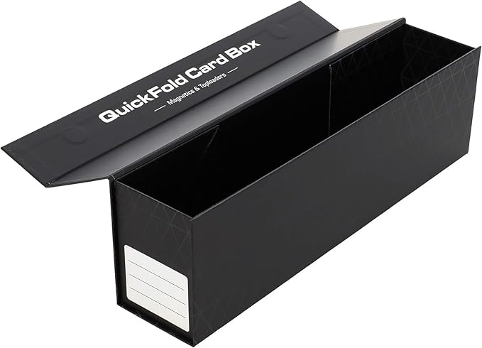 BCW QuickFold® Card Storage Boxes for Magnetics & Toploaders – 9 Pack | Trading Card Holder Box with Magnetic Closure | Easy Fold Assembly for Sports and TCG Cards - Image 6