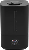 Humidifiers for Bedroom 6L Large Room, Cool & Warm Mist Ultrasonic Humidifier with Filter & Water Level Window, 280ml/h, 360° Nozzle, 20-40dB, Humidity Control 45%-90%, for Baby/Nursery/Office, Black by Unknown