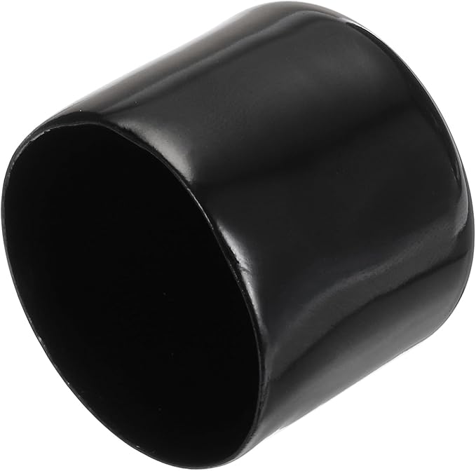 uxcell 20pcs Rubber End Caps 35mm ID Vinyl PVC Round Tube Bolt Cap Cover Screw Thread Protectors Black by uxcell