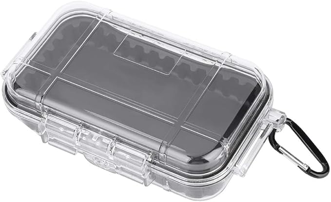 Dry Box Outdoor Waterproof Airtight Storage Case Hard Shell Wet Dry Box Carry Box Tackle Organization for Camping, Fishing - Image 9