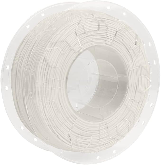 Creality PLA Filament 1.75mm, 1.75mm 3D Printer Filament, 1.0kg (2.2lbs) Spool, No Warp Enhanced Toughness, Dimensional Accuracy ±0.03mm Printing Filament, Suitable for FDM 3D Printers (Lvory White) by Creality