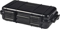 Dry Storage Box, Shockproof Waterproof Box Storage Case Waterproof Plastic Box Container with 2 U‑Shape Buckle, Plastic Storage Container for Cameras, Phones, Camping, Fishing, Hiking(Small-Black) by Yuecoom