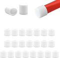 5/8" (14.7mm) Silicone Chair Leg Floor Protectors, Rubber Chair Leg Caps, Non-Slip Furniture Pads Round Chair Feet Covers End Caps for Hardwood Floors, Patio & Table Foots, White (20PCS) by EASYEAH