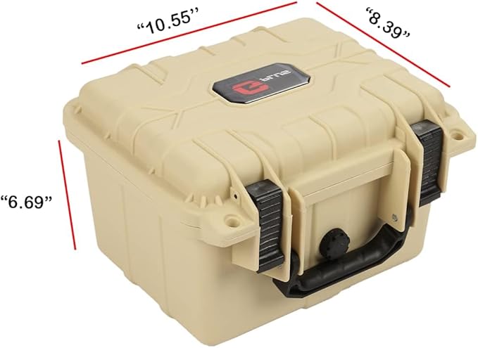 G-PLUS Small Beige Graded Card Storage Box, Compatible With BGS PSA SGC FGS Graded Sports Trading Cards, Weatherproof Case Impact Absorbing Foam Slots - Image 7
