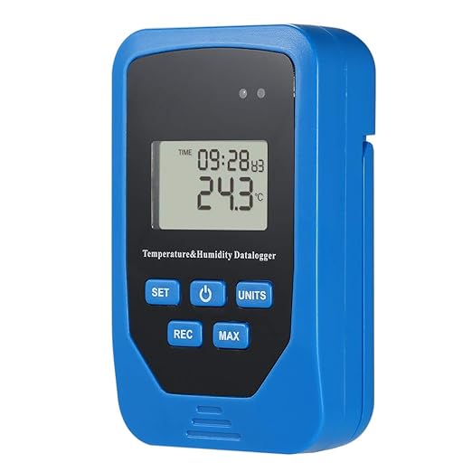 Mini USB Humidity Temperature Data Logger RH Temp Datalogger Recorder Humiture Recording Meter with Heat Index and Dew Test 80,000 Record acity by Unknown