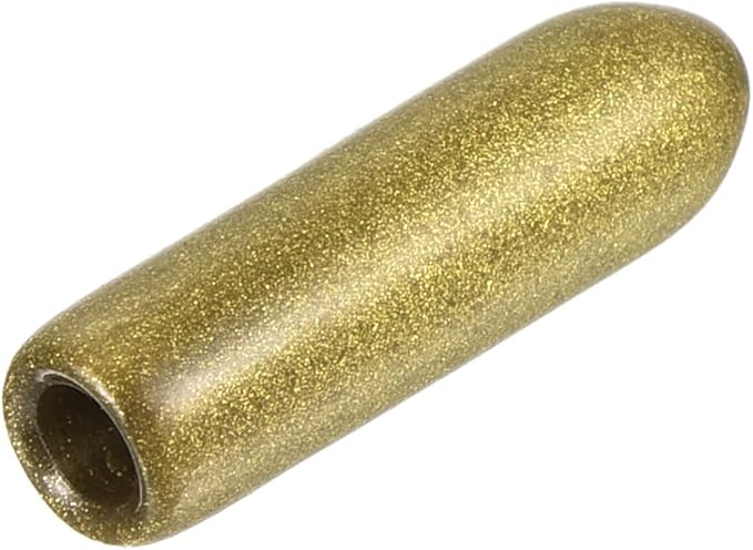 uxcell 20pcs Rubber End Caps 2.5mm ID Vinyl Round Tube Bolt Cap Cover Thread Protectors Gold by uxcell