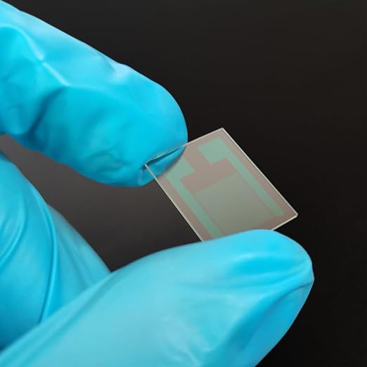 Qunguan IDE（Interdigital Electrode) on ito Glass 80μm Indium-Tin-Oxide Film Superpolar Conductivity Transparent Biosensor Medical Chemical Optical Sensor Chip (15mm×20mm, 12 pcs) - Image 2