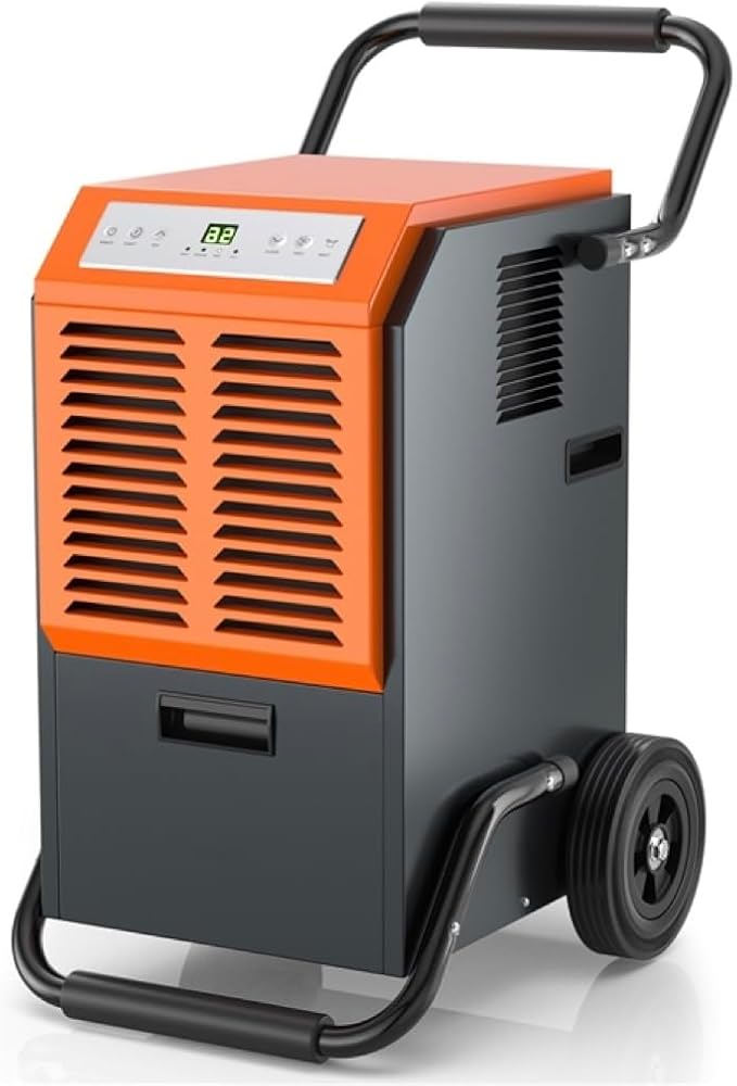 ARLIME 140 Pints Dehumidifier w/Handles & Wheels & Intelligent Humidity Control, 24H Timer, 1.45 Gallon Water Tank Dehumidifier for Home Bedroom, Bathroom, Office, Large Rooms, Up to 4000 Sq.Ft by ArlimeDirect