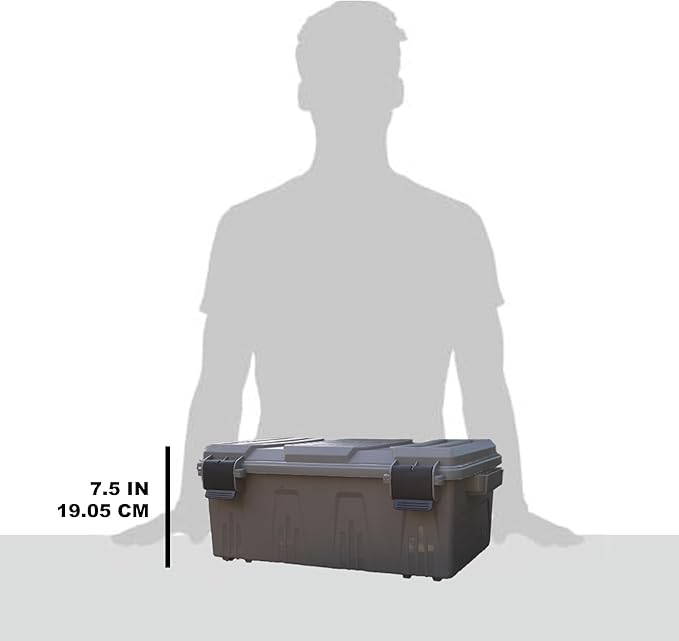 MTM ACDC30, Divided Ammo Crate Utility Box, Water- Resistant, Stackable, Snap Latch, USA Made, Dark Earth - Image 7