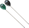 Extended Long Probe Soil Moisture Meter, 2 Pack Plant Water Meter Soil Meter Moisture Sensor Hygrometer for Indoor Outdoor Plant Care,No Battery Needed(Green + Black) by Hathdia
