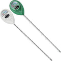 Soil Moisture Meter, 2 Pack Long Probe Soil Moisture Monitor for House Plants, Soil Hygrometer Moisture Sensor for Indoor & Outdoor, Garden, Farm, Lawn Plant Care, No Battery Needed(Green + White) by Censinda