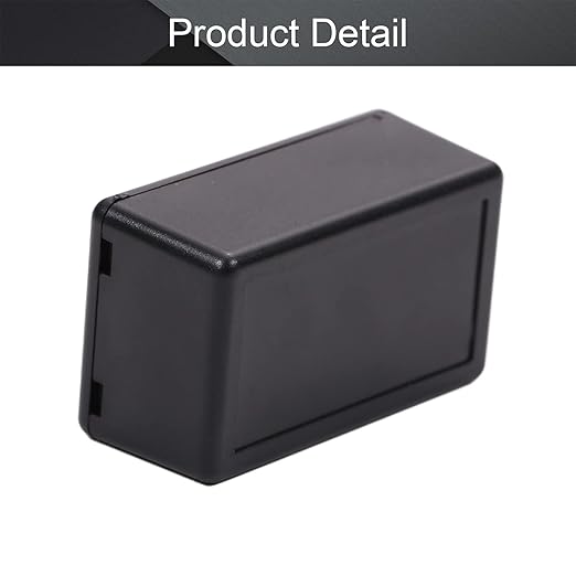 Fielect 5pcs Electronic Junction Box ABS Plastic Junction Project Box Enclosure Circuit Board Small Box 4.29 x 2.52 x 1.42 inch Black - Image 3