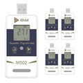 M502 Temperature Data Logger USB Temp/Humidity Recorder with PDF and Excel (Reusable) Refrigerator Thermometer 14400 Points High Accuracy (no delay - 5 Pack) by Unknown