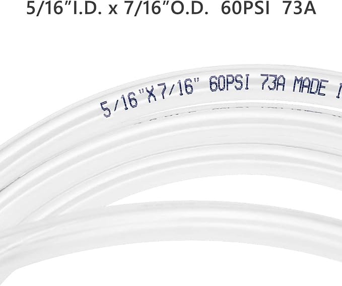 Eastrans 10ft x 5/16" ID Clear Vinyl Tubing, Flexible Hybrid PVC Tubing Hose, Lightweight Plastic Tube UV Chemical Resistant Vinyl Hose, BPA Free and Non Toxic - Image 3