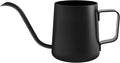 12oz/350ml Stainless Steel Plant Watering Pot,Small Watering Can for Indoor Plants,Mini Watering Can with Long Mouth & Ergonomic Handle for Indoor House Plants Flower Bonsai Outdoor Garden(Black) by Unknown