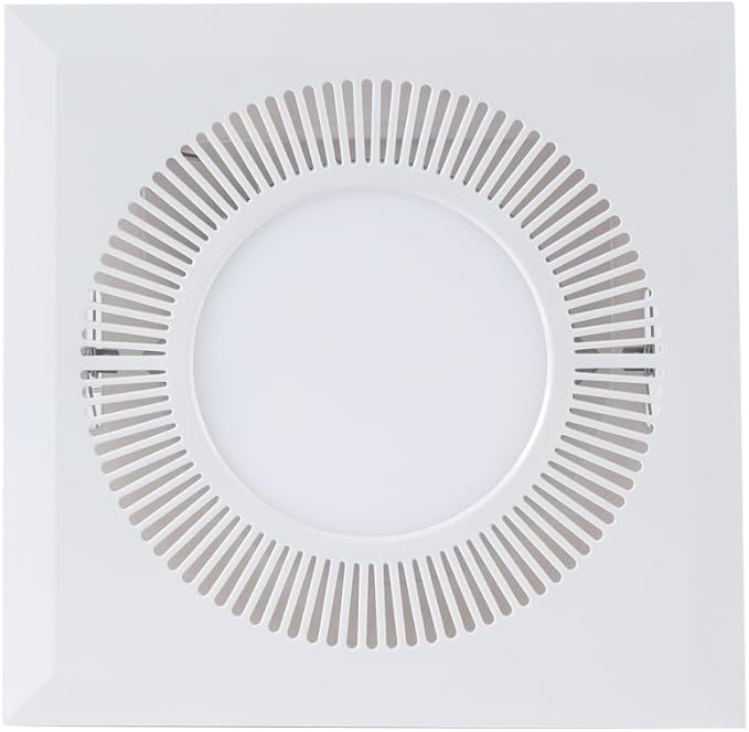 Ventilation Fan with LED Light Quiet square Bathroom Exhaust Fan with Light for Home Bath Hotel 140 CFM with LED Light 6000K 1.0 Sones Easy install 4-inch - Image 4