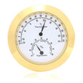 Guitar Violin Thermometer Hygrometer, Alloy Meter Temperature and Humidity Meter Thermometer for Violin Guitar Case Instrument Care (Gold) by Aramox