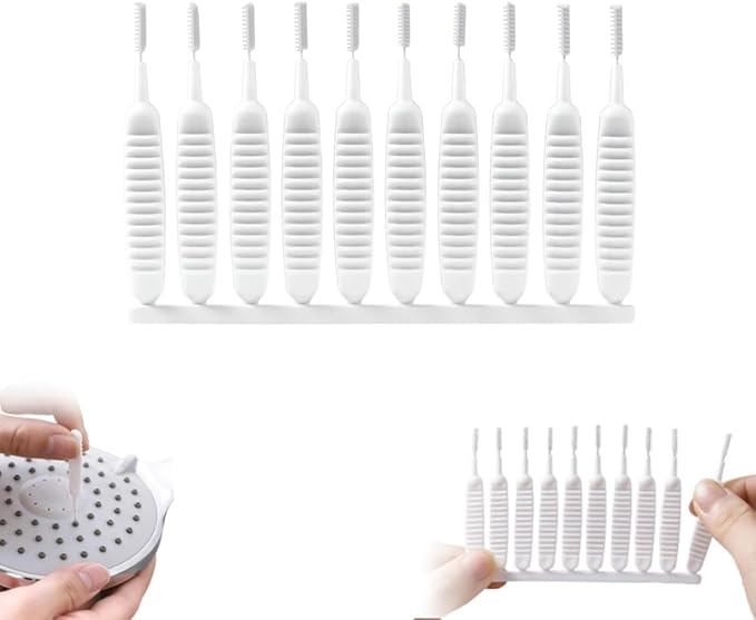 Shower Head Cleaning Brush for Small Hole, 2026 New Upgrade Gap Hole Anti-Clogging Cleaning Brush, Multifunctional Shower Cleaning Tools, Showerhead Cleaning Brushes Picks for Bathroom (10 Pcak) by VLZlQ