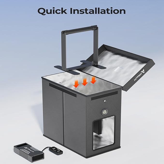 Creality Multi-Kilo Filament Dryer，Fireproof and Moisture-Proof Detachable Heating Module Maximum Temperature 70℃, Compatible with 1kg/2kg/3kg/5kg Filaments - Image 8