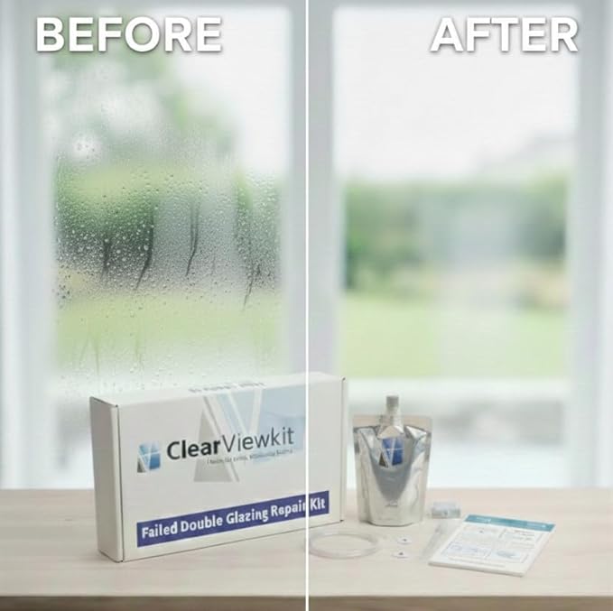 Moisture Plus 2 x Window Kit Clears trapped Heavy Condensation trapped Inside Your Double Glazing Window. - Image 2