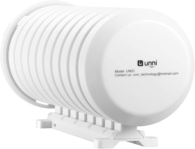 UN03 Indoor Outdoor Thermometer Weather Station Outdoor Sensor Protection Shield Wall Mounted - Image 3