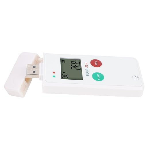 Asixxsix Temperature Humidity Data Logger USB Digital Recorder with 65000 Data Storage LCD Display for Greenhouse Laboratory Pharmaceutical Food Transport - Image 5