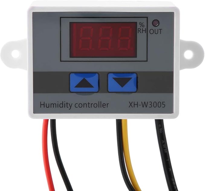 FTVOGUE XH-W3005 Digital Humidity Controller Humidity Controller Humidity Control Switch 0~99%RH 12V 24V 220V[220V] Temperature and Humidity Sensor - Image 8