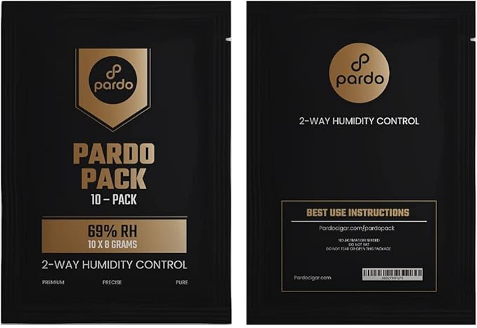 Pardo Humidity Packs 10 Pcs x 8 Grams - Humidor Packets 69% RH 2-Way for Humidity Control, Moisture Packs to Keep Cigars Fresh for Long; 2 Way Humidity Control Packs in Resealable Bag - Image 3