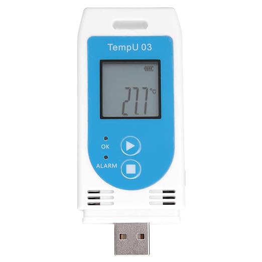 LCD USB Temperature Humidity Datalogger for Home Use, Measure -30℃ ～ 60℃, 0% ～ 85% RH, Applicable for Indoor Environmental Monitoring - Image 3
