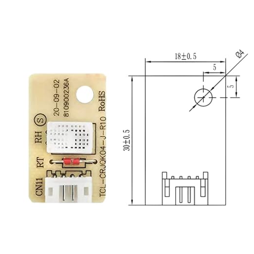 SaiDian 1Pcs for Dehumidifier Humidity Senson Module Board Temperature Sensor Compatible for HIS06 - Image 3