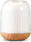 Essential Oil Diffuser with Night Lamp | 120ml USB Portable Aroma Diffuser with Wood-Grain Base & Glass-Look Cover | Humidifier with Lights | Small Humidifier for Bedroom, Office | Room Décor | Gift by Unknown