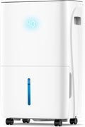ZAFRO Dehumidifiers for Home and Basement with Drain Hose, Energy Saving Max 150 Pints Dehumidifier with Auto or Manual Drainage, Auto Defrost, Three Modes, 24Hrs Timer by ZAFRO