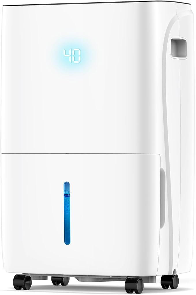 ZAFRO Dehumidifiers for Home and Basement with Drain Hose, Energy Saving Max 150 Pints Dehumidifier with Auto or Manual Drainage, Auto Defrost, Three Modes, 24Hrs Timer by ZAFRO