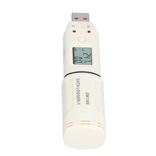 Temperature Data Logger, Battery Powered Low Power Consumption Digital Humidity Data Logger Compact for Office for Indoor for Home - Image 8