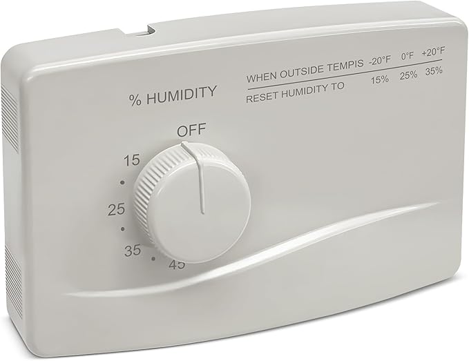 4655 Wall Mounted Humidifier Control Humidistat, Manual Humidistat Digital, Fit For April-Aire Whole House Humidifier, 24VAC by FBULWSEC