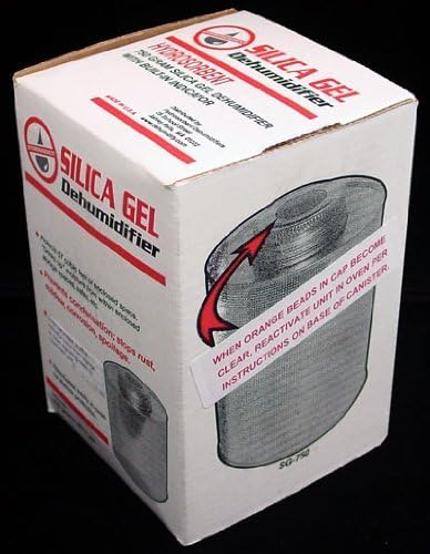 HYDROSORBENT® Silica Gel Dehumidifier Canister (750 Grams) for Gun Safes & Safe. Orange to Clear Indicating Moisture Absorbers for Cabinets & Lockers. Reusable Silica Gel Can Made in USA - Image 7